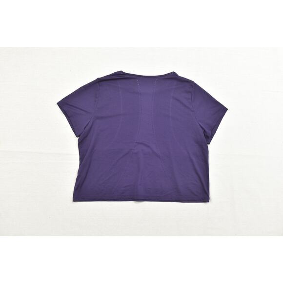 Under Armour Women's Purple Fitted Active T-Shirt Plus Size 2X - Picture 8 of 8